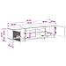Mobile TV LED a 5 pezzi Rovere Artigianale Legno ingegnerizzato - Foto miniatura 9