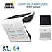 Lampada Da Muro Applique Led Ip65 Esterno Ricaricabile Pannello Solare 3w Vt-768 7523 - Foto miniatura 1