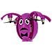 Mini Drone Bluetooth Personalizzabile A Forma Di Uovo, Viola - Foto miniatura 1