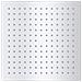 Soffione Per Doccia A Pioggia 2pz Acciaio Inossidabile 25x25 Cm - Foto miniatura 2