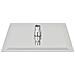 Soffione Per Doccia A Pioggia 2pz Acciaio Inossidabile 25x25 Cm - Foto miniatura 4
