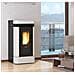 Stufa a Pellet Lucia Plus Potenza Termica 12 kW 344 m3 Riscaldabili Colore Bianco - Foto miniatura 2