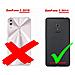 Custodia Compatibile Con Asus Zenfone 5 2014 In Nero Carbone - Coperchio Protettiva Con Chiusura Magnetica, Funzione Stand E Tasca Per Le Carte - Foto miniatura 6