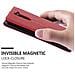 Custodia Compatibile Con Lg G3 Stylus In Rosso Mela - Coperchio Protettiva Con Chiusura Magnetica, Funzione Stand E Tasca Per Le Carte - Foto miniatura 7