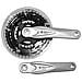 Guarnitura Set 24-34-42t 170 Millimetri Argento / nero - Foto miniatura 1