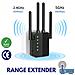 Wifi Range Extender Router Ripetitore Di Segnale Internet 1200 Mbps Amplificatore Wireless Dual Band 2.4g E 5ghz Con Segnale Led Intelligente - Alta Velocità, Configurazione Con Pulsante Wps Porta Ethernet - Foto miniatura 1