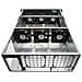 Alloggiamento 19'' Ipc 4w2 Mining Rack 4he Mini-itx, Nero, 2xusb2.0 - Foto miniatura 3