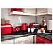 Swka1040rn Retro Portarotolo Da Cucina In Acciaio Inossidabile Di Alta Qualità Look Vintage Rosso - Foto miniatura 4
