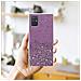 Custodia Compatibile Con Samsung Galaxy A71 5g In Viola Con Glitter - Coperchio Protettivo In Silicone Tpu Flessibile Con Glitter Scintillanti - Foto miniatura 8