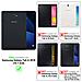 Custodia Per Tablet Compatibile Con Samsung Galaxy Tab A 2016 (10.1"" Zoll) Sm-t585n / T580n In Nero Sambuco - Coperchio Protettivo Senza Auto Wake Up, Con Funzione Stand E Chiusura A Fascia Elastica - Foto miniatura 2