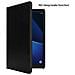 Custodia Per Tablet Compatibile Con Samsung Galaxy Tab A 2016 (10.1"" Zoll) Sm-t585n / T580n In Nero Sambuco - Coperchio Protettivo Senza Auto Wake Up, Con Funzione Stand E Chiusura A Fascia Elastica - Foto miniatura 3