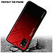 Custodia Compatibile Con Samsung Galaxy A41 In Rosso - Nero - Coperchio Protettivo Bicolore In Vetro Temperato E Silicone Tpu - Foto miniatura 3
