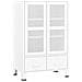 Armadio Classificatore Industriale Bianco 70x40x115 cm Metallo - Foto miniatura 1