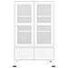 Armadio Classificatore Industriale Bianco 70x40x115 cm Metallo - Foto miniatura 6