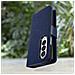 Cover Per Samsung Z Fold4, Portacarte E Chiusura Linguetta Magnetica Blu - Foto miniatura 4