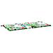 Cuscino Panca Da Giardino Multicolore 100x50x3cm Tessuto Oxford - Foto miniatura 2