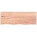 Ripiano Muro Marrone Chiaro 80x30x2 cm Massello Rovere Trattato - Foto miniatura 2
