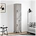 Credenza Grigio Sonoma 34,5x34x180 Cm In Legno Multistrato - Foto miniatura 1