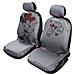 Coppia Coprisedili Anteriori Auto Minnie Mouse Topolina Poggiatesta Grigio Rosso Airbag Compatibile Universale Per Tutte Le Auto - Foto miniatura 1