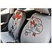 Coppia Coprisedili Anteriori Auto Minnie Mouse Topolina Poggiatesta Grigio Rosso Airbag Compatibile Universale Per Tutte Le Auto - Foto miniatura 2