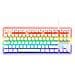 Tastiera Con Cavo 3760162066326 per Gaming (Layout Francese AZERTY) Colore Bianco - Foto miniatura 1