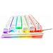 Tastiera Con Cavo 3760162066326 per Gaming (Layout Francese AZERTY) Colore Bianco - Foto miniatura 3