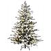 Albero Di Natale Pre Illuminato Brisco Bianco - Foto miniatura 3