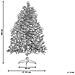 Albero Di Natale Pre Illuminato Brisco Bianco - Foto miniatura 7