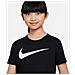 T-Shirt Youth Swoosh cw6941-010 Bambino Taglia M Colore Nero - Foto miniatura 3