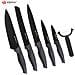 Set 6 Coltelli e Pelapatate Acciaio Inossidabile Antiaderente Carne Pesce - Foto miniatura 1