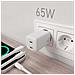 ASCH-65W2P039-W Caricabatterie per dispositivi mobili Universale Bianco AC Ricarica rapida Interno - Foto miniatura 6