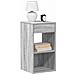 Comodini Con Cassetto 2 Pz Grigio Sonoma 35x34x66,5 Cm - Foto miniatura 1