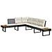 Set Divani Da Giardino 2 Pz Con Cuscini Nero Polyrattan Acacia - Foto miniatura 3