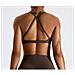 Set Di Leggings E Reggiseno Sportivo Incrociato Coffee S - Foto miniatura 3