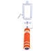 Mini Selfie Stick Con Impugnatura Antiscivolo 4x3x14 Cm. Arancia - Foto miniatura 1