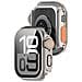 Custodia Protettiva Per Apple Watch - Pc Rigido E Vetro Temperato Silver 44 Mm - Foto miniatura 3