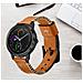Cinturino In Pelle Premium Per Garmin Vivoactive 3/hr (20mm) Brown - Foto miniatura 2