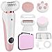 Rasoio Da Donna 5 In 1: Rasoio Elettrico Per La Depilazione Femminile Pink - Foto miniatura 1