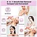 Rasoio Da Donna 5 In 1: Rasoio Elettrico Per La Depilazione Femminile Pink - Foto miniatura 2