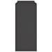 Supporti per Piante da Esterno Colonna 2 pz Nero 24x24x55 cm Acciaio - Foto miniatura 7