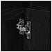 Mobile Lavabo Rovere Nero 91x35x60 cm Legno Ingegnerizzato - Foto miniatura 8