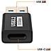 Adattatore Usb-c A Usb-a Maschio Carica E Trasferimento 10gbps Compatto, Nero - Foto miniatura 6