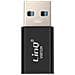 Adattatore Usb-c A Usb-a Maschio Carica E Trasferimento 10gbps Compatto, Nero - Foto miniatura 3