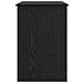 Scrivania Rovere nero 100 x 50 x 76 cm Legno multistrato - Foto miniatura 7