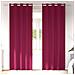 Tende con tende 2 pcs Rosso Vino 225x140cm Poliestere - Foto miniatura 2