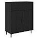 Credenza con cassetto Rovere Nero 69,5 x 34 x 180 cm - Foto miniatura 6