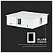 Lampada LED da Muro Quadrato 4W 110LM /W Colore Bianco 3000K IP65, colore Bianco - Foto miniatura 3