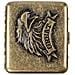 Portasigarette Vintage Bronzo Con Aquila Reale In Rilievo - Contiene 20 Sigarette Regular / 22 Slim - Foto miniatura 1