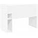 Scrivania Bianco 109 x 50 x 78 cm Legno multistrato - Foto miniatura 7