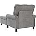 Chaise Lounge Grigio chiaro 91 x 157 x 91 cm Velluto - Foto miniatura 6